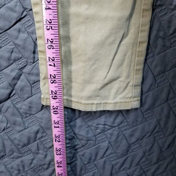 Nautica Jeans Mens 33x30 Brown Slim Fit Stretch Medium Wash Denim Button Zip - Picture 5 of 11